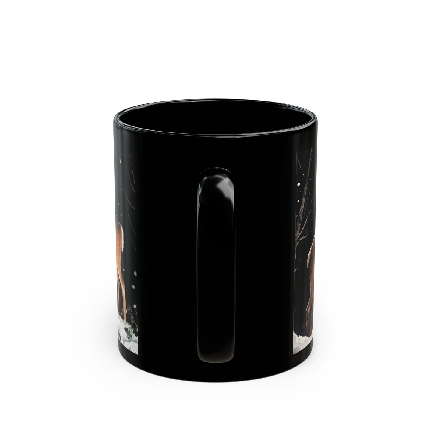 Deer at Snowy Night Mug (11oz, 15oz)