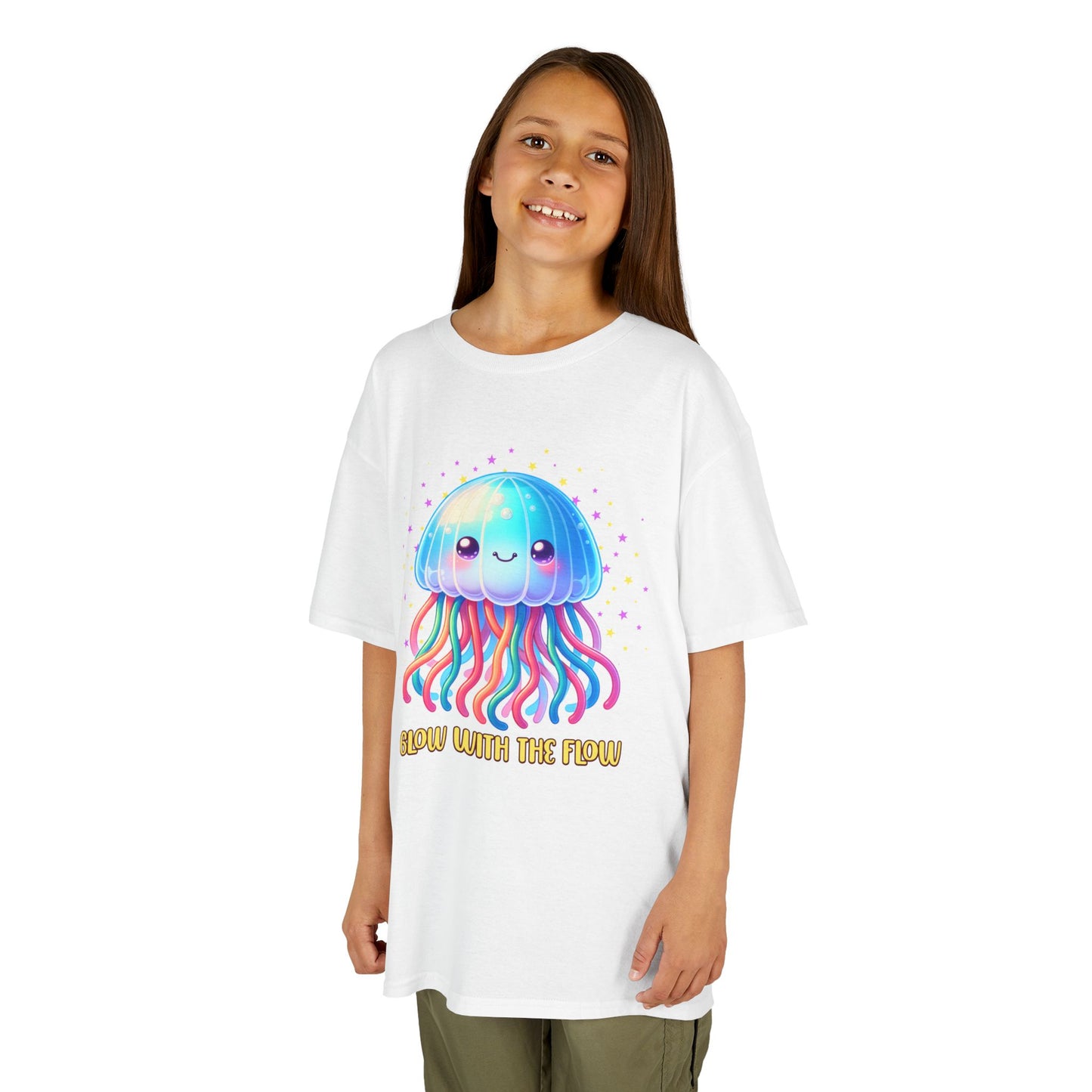 Glow With The Flow Jellyfish Youth T-Shirt