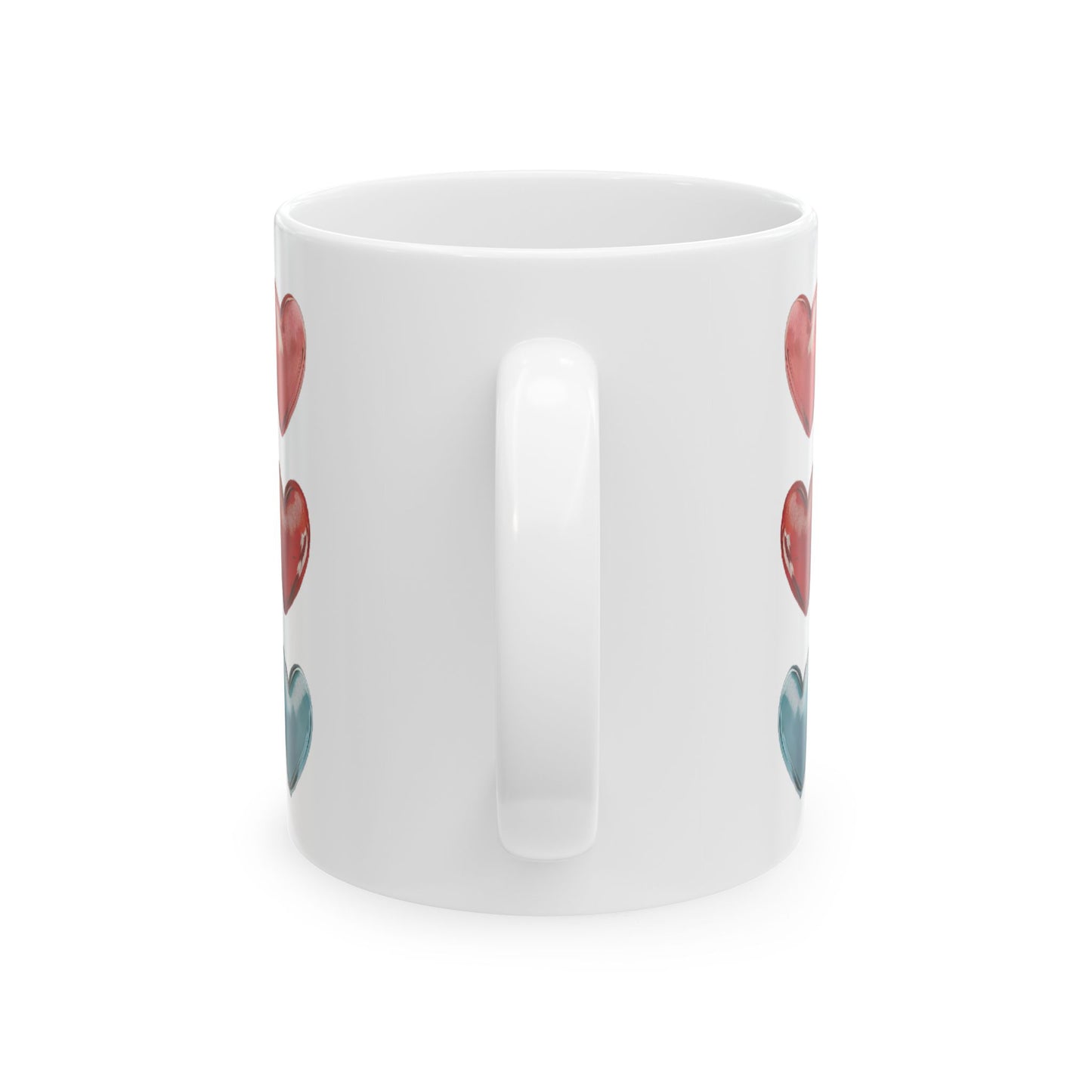Hearts Mug (11  oz, 15 oz)