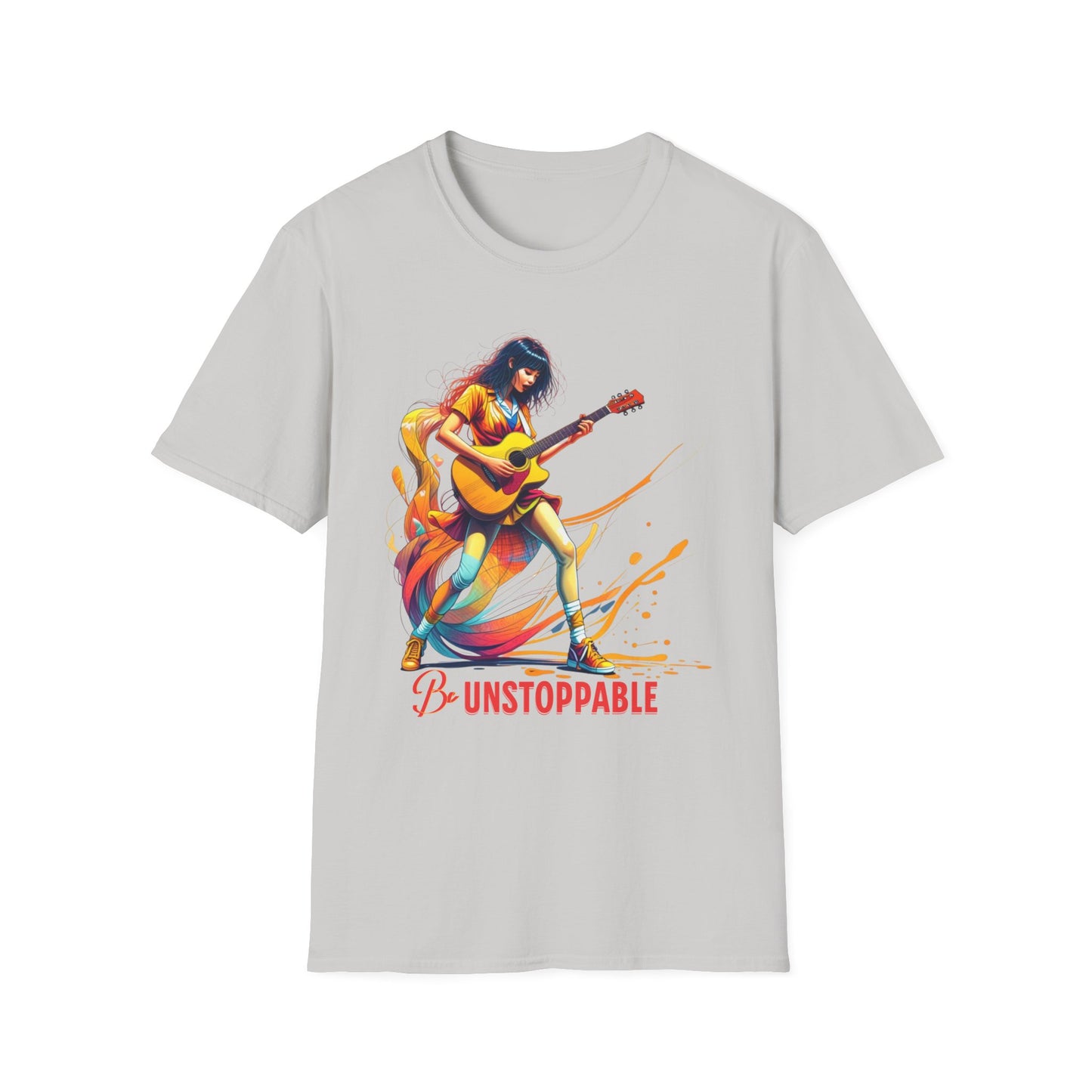 Guitarist Be Unstoppable Woman Gildan Unisex T-Shirt
