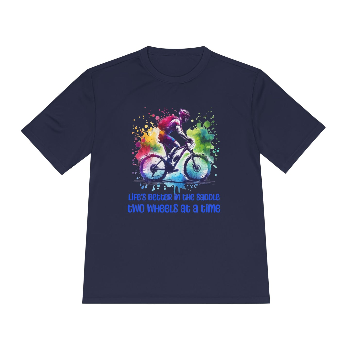 Life Begins In The Saddle - Two Wheels At A Time T-Shirt