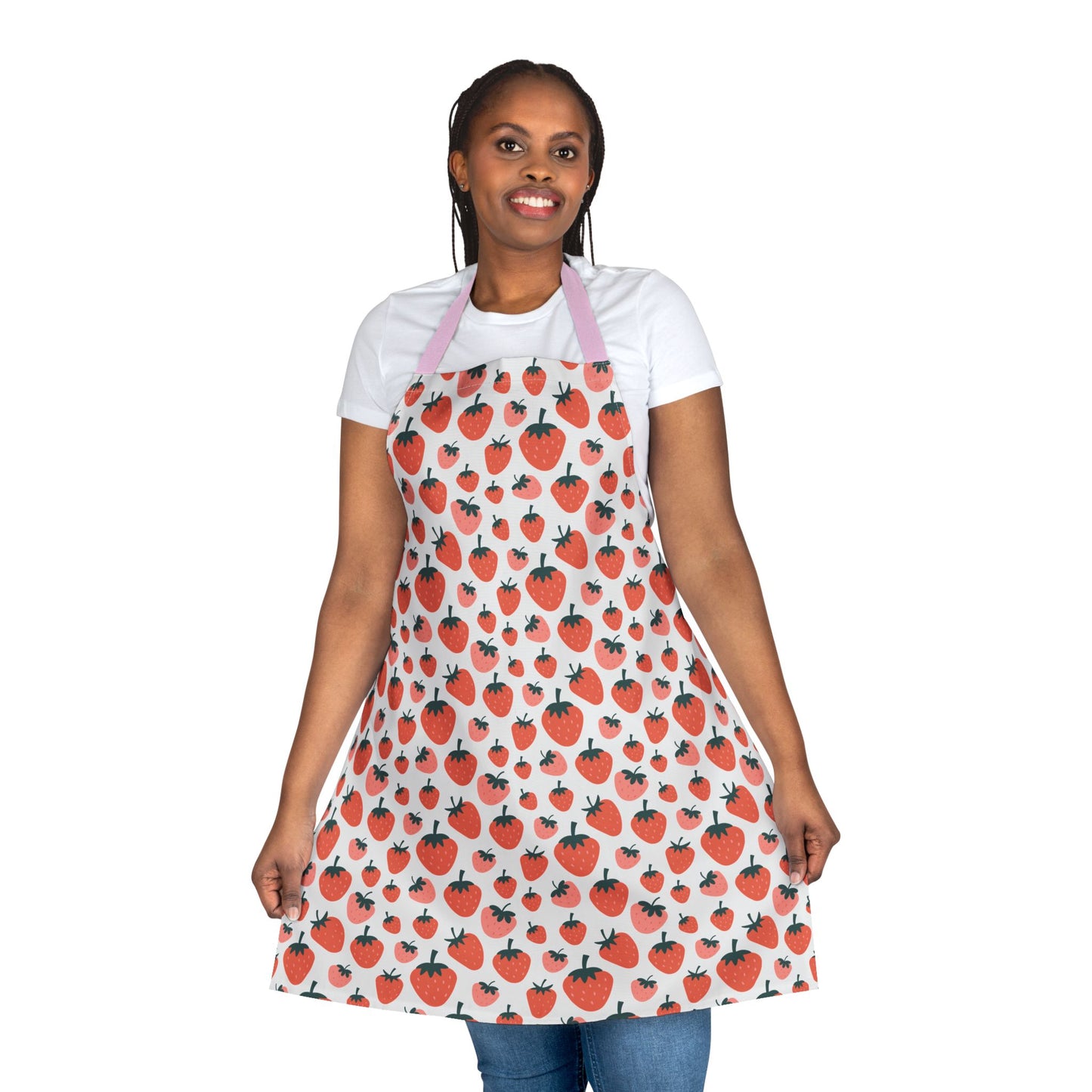 Strawberries Apron for Kitchen Cooking and Baking Enthusiasts
