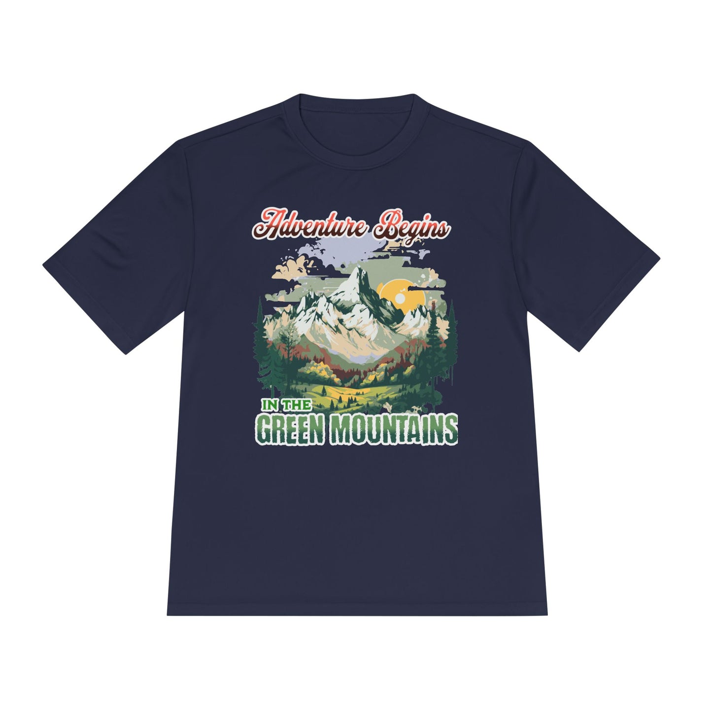 Adventure Begins in the Green Mountains T-Shirt