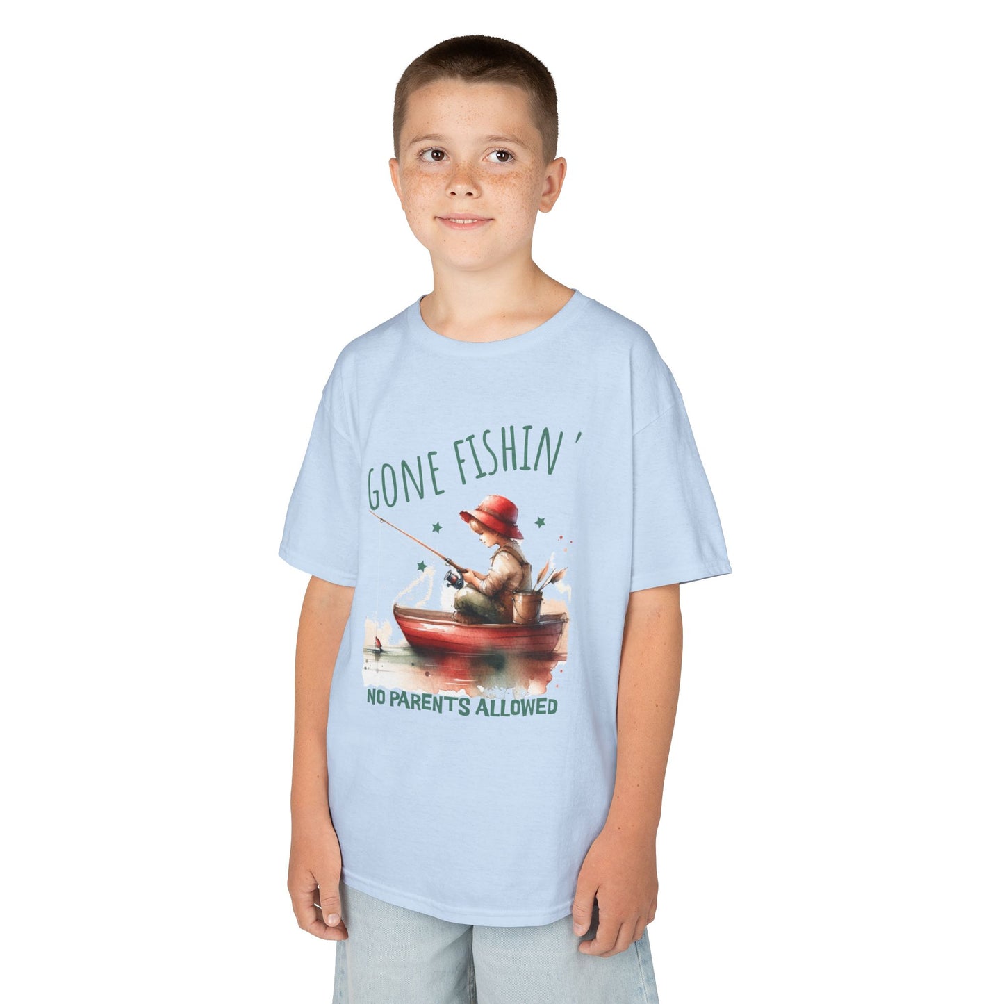 Gone Fishin' - Parents Not Allowed Youth T-Shirt