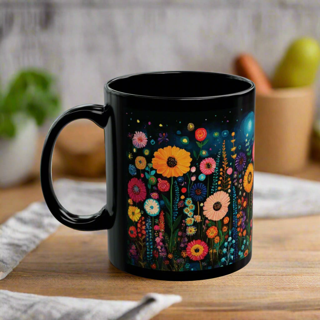 3D Wildflowers Mug (11oz and 15oz) showcases intricate 3D floral designs, enhancing any beverage experience with its nature-inspired style. Perfect for adding elegance to your daily routine.