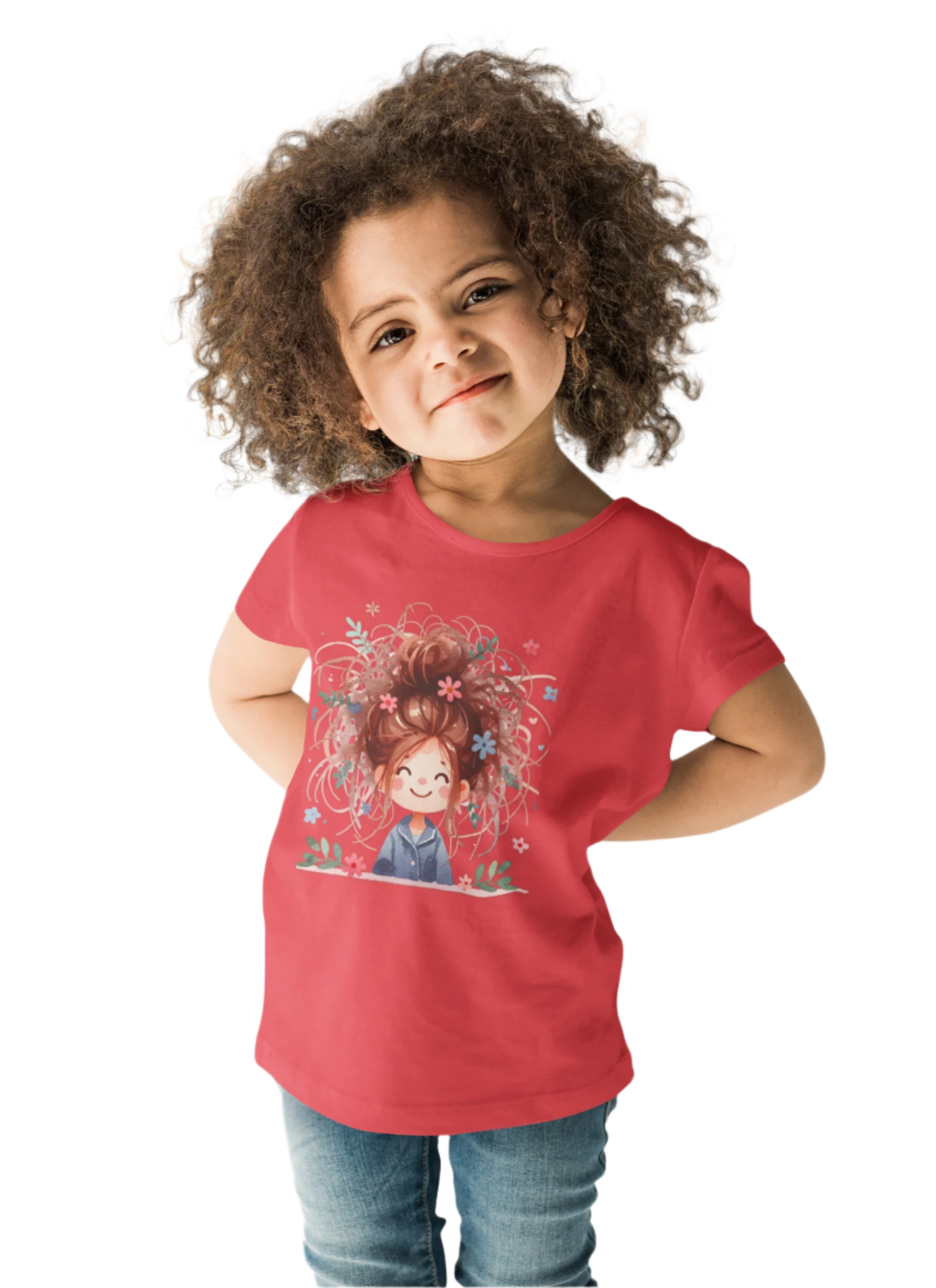 Curly Hair Toddler T-Shirt