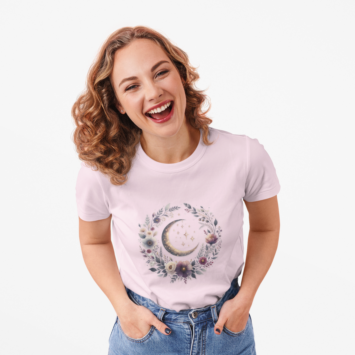 Moon & Floral T-Shirt