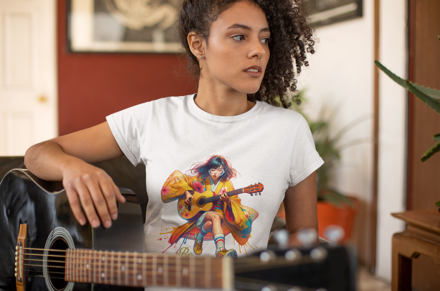 Guitarist Be Extraordinary Woman T-Shirt