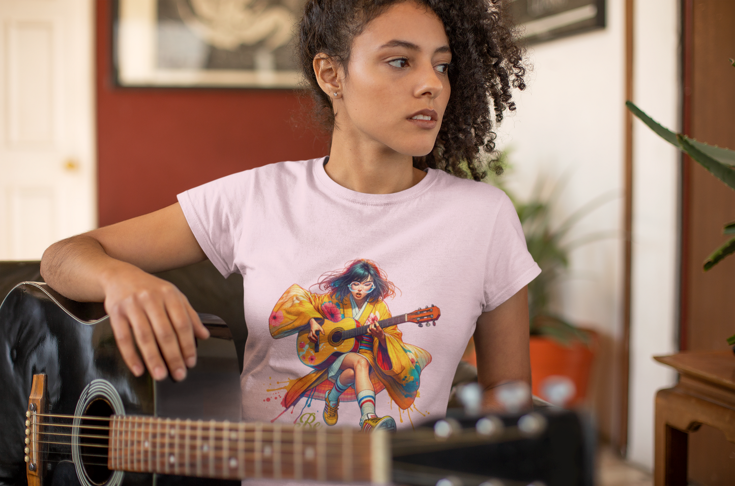 Guitarist Be Extraordinary Woman T-Shirt