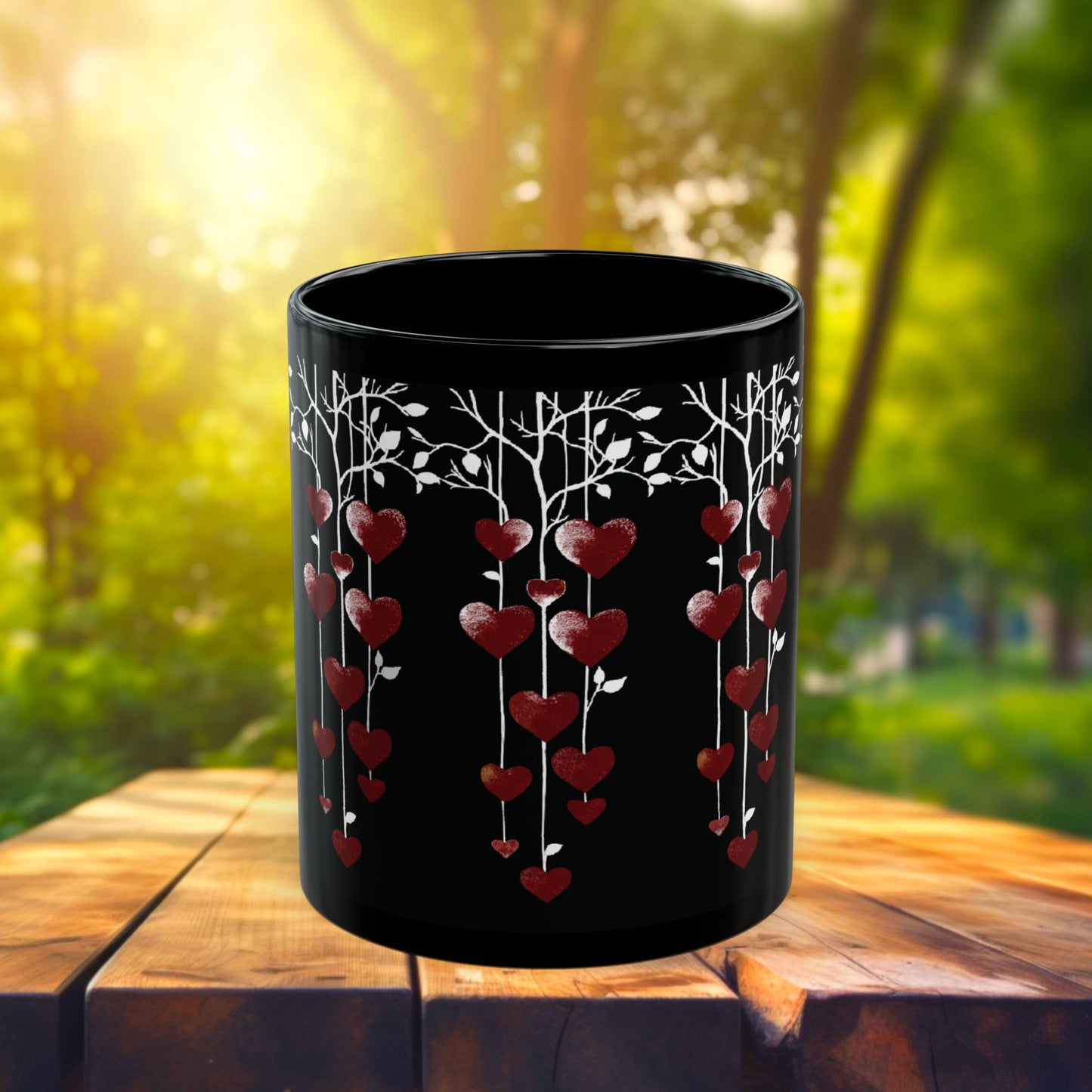 String of Hearts Mug (11oz, 15oz)