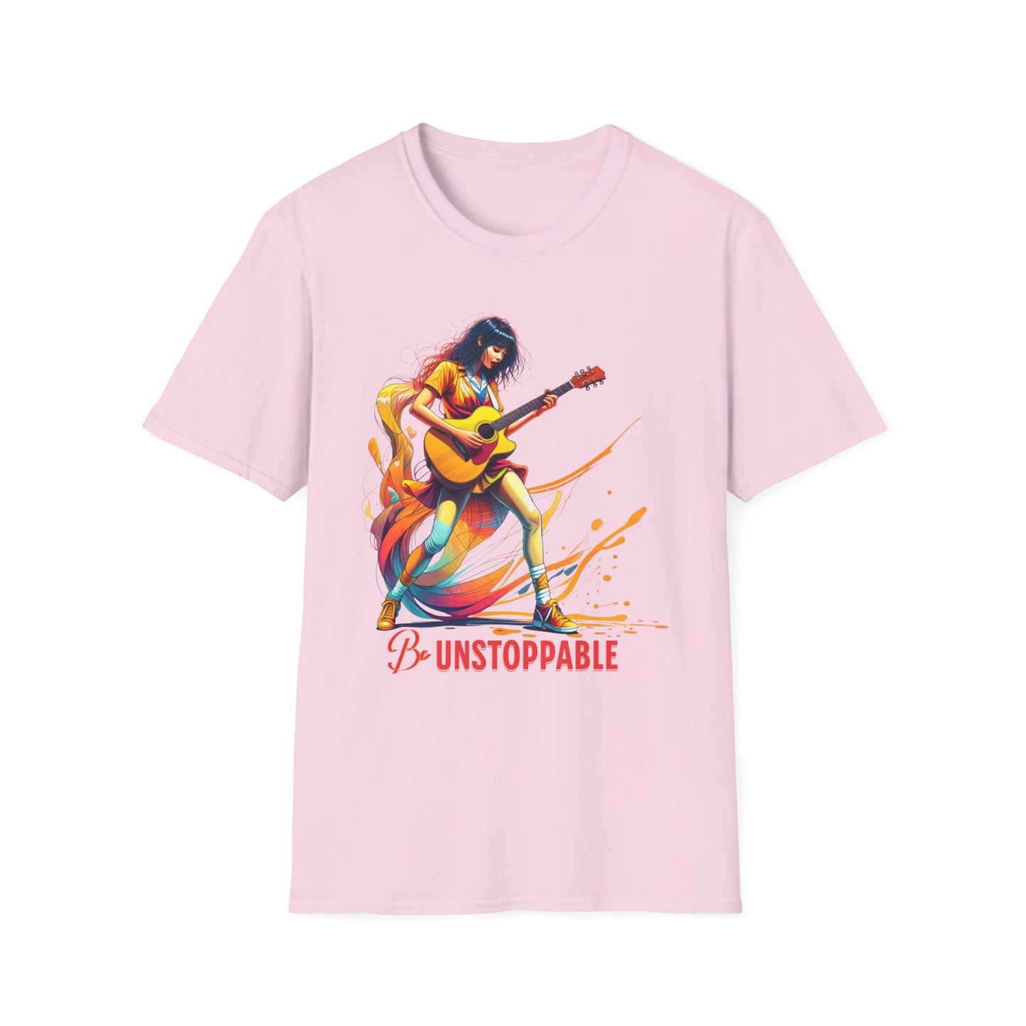 Guitarist Be Unstoppable Woman Gildan Unisex T-Shirt