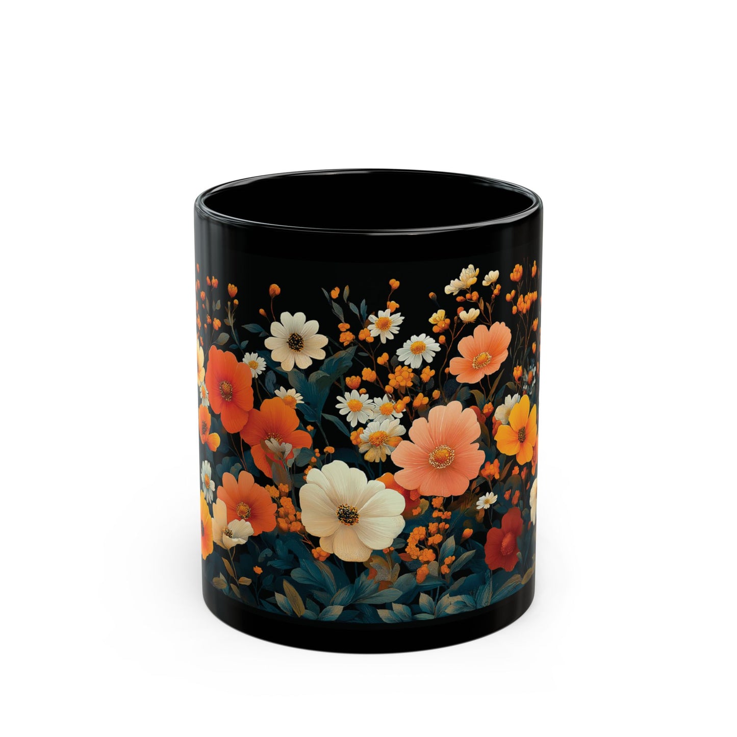 Vibrant Floral Mug (11oz, 15oz)