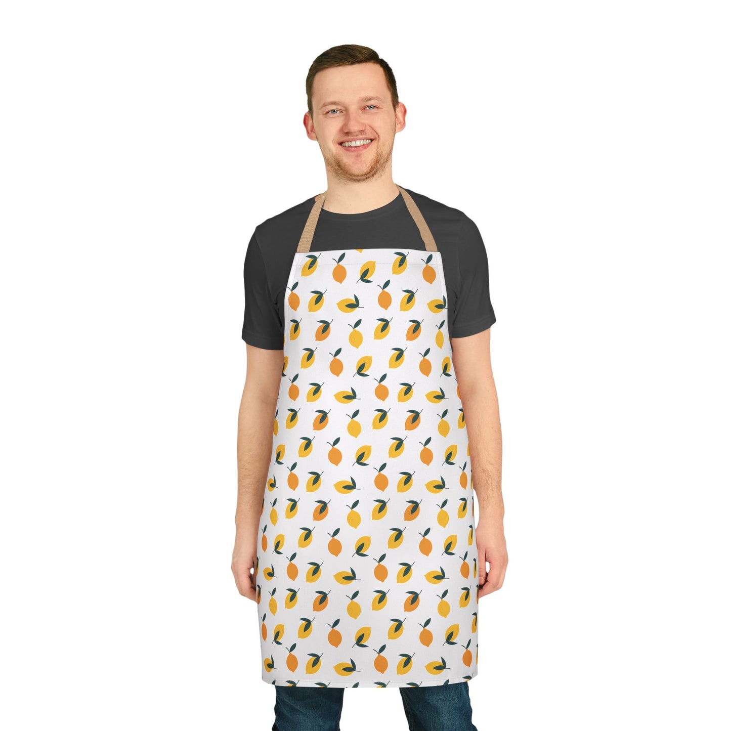 Lemons Design Apron for Stylish Cooking and Baking