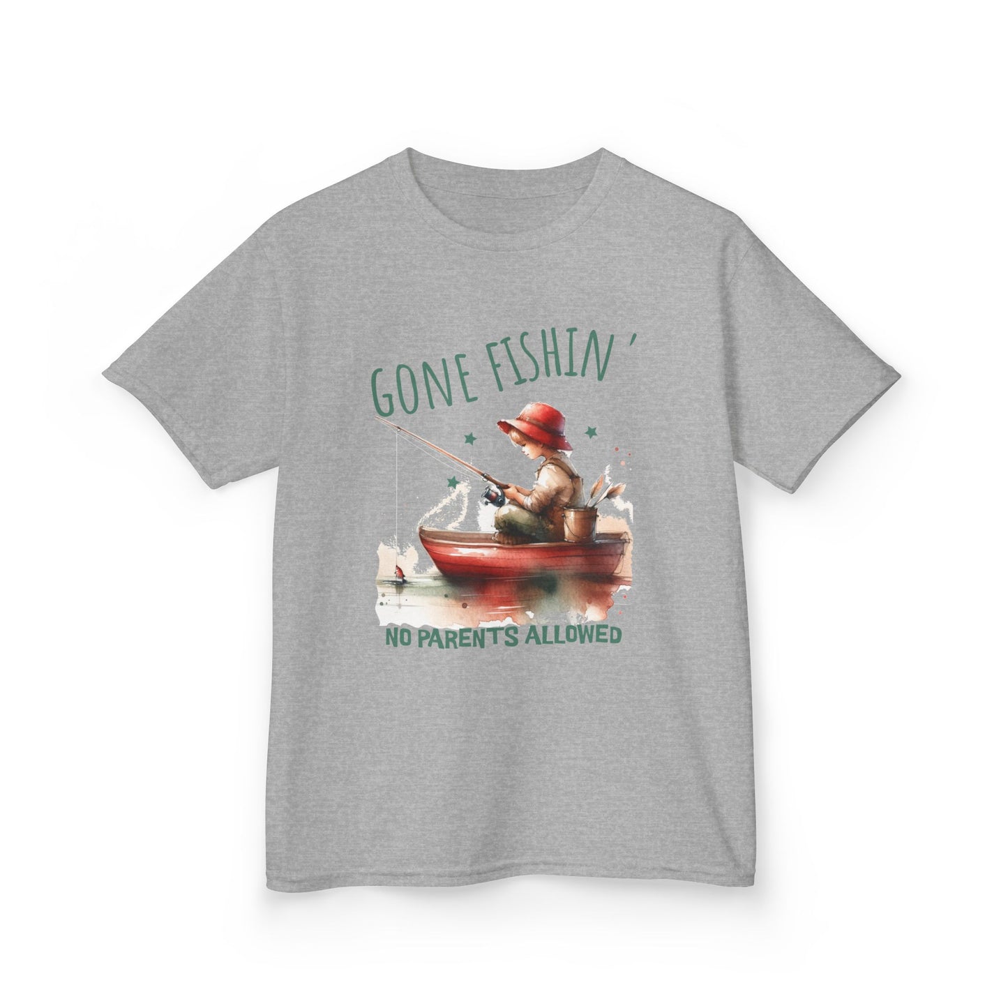 Gone Fishin' - Parents Not Allowed Youth T-Shirt