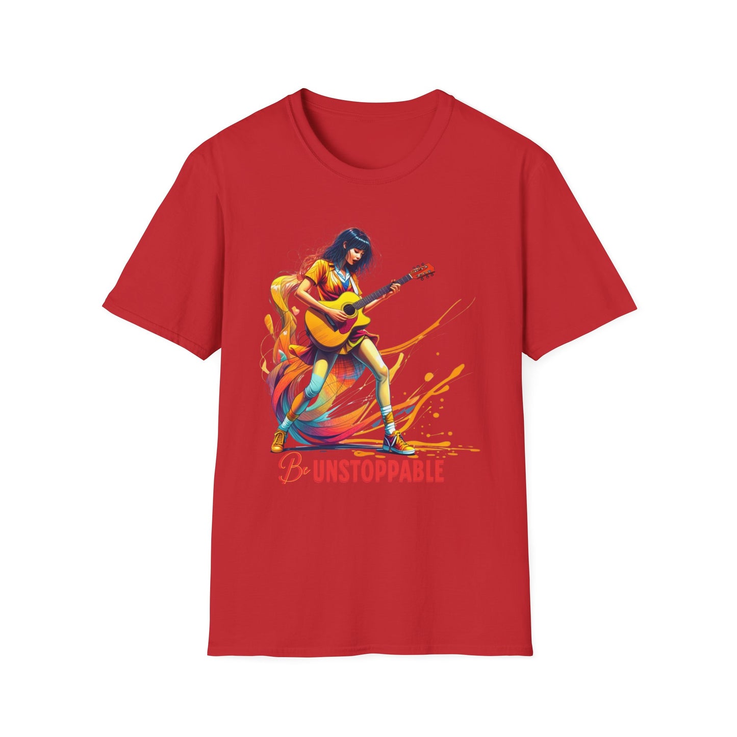 Guitarist Be Unstoppable Woman Gildan Unisex T-Shirt