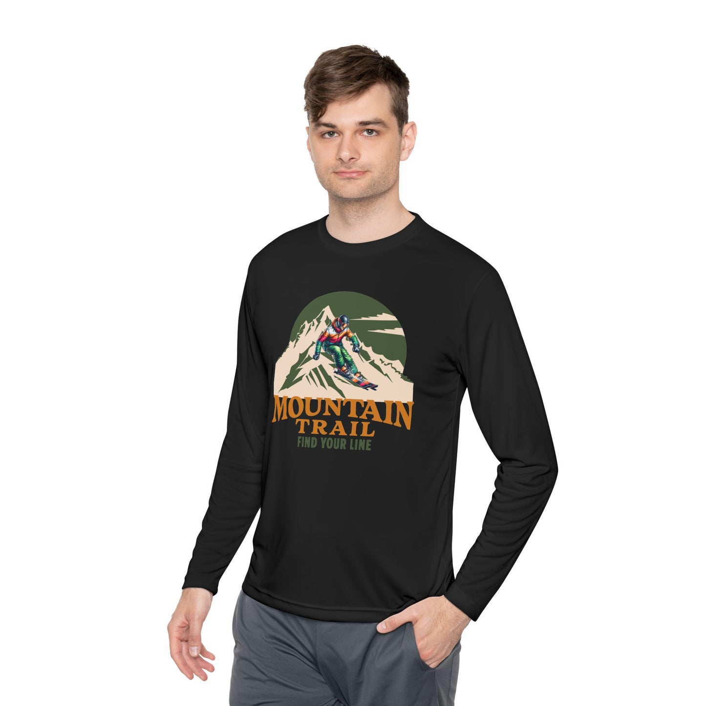Mountain Trail Long Sleeve Tee - Find Your Line T-Shirt