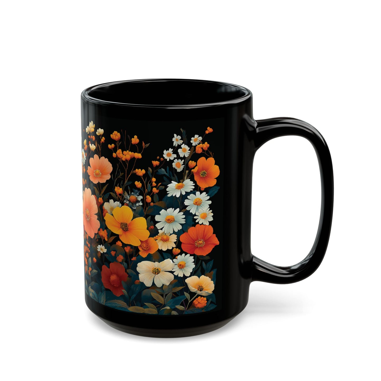 Vibrant Floral Mug (11oz, 15oz)