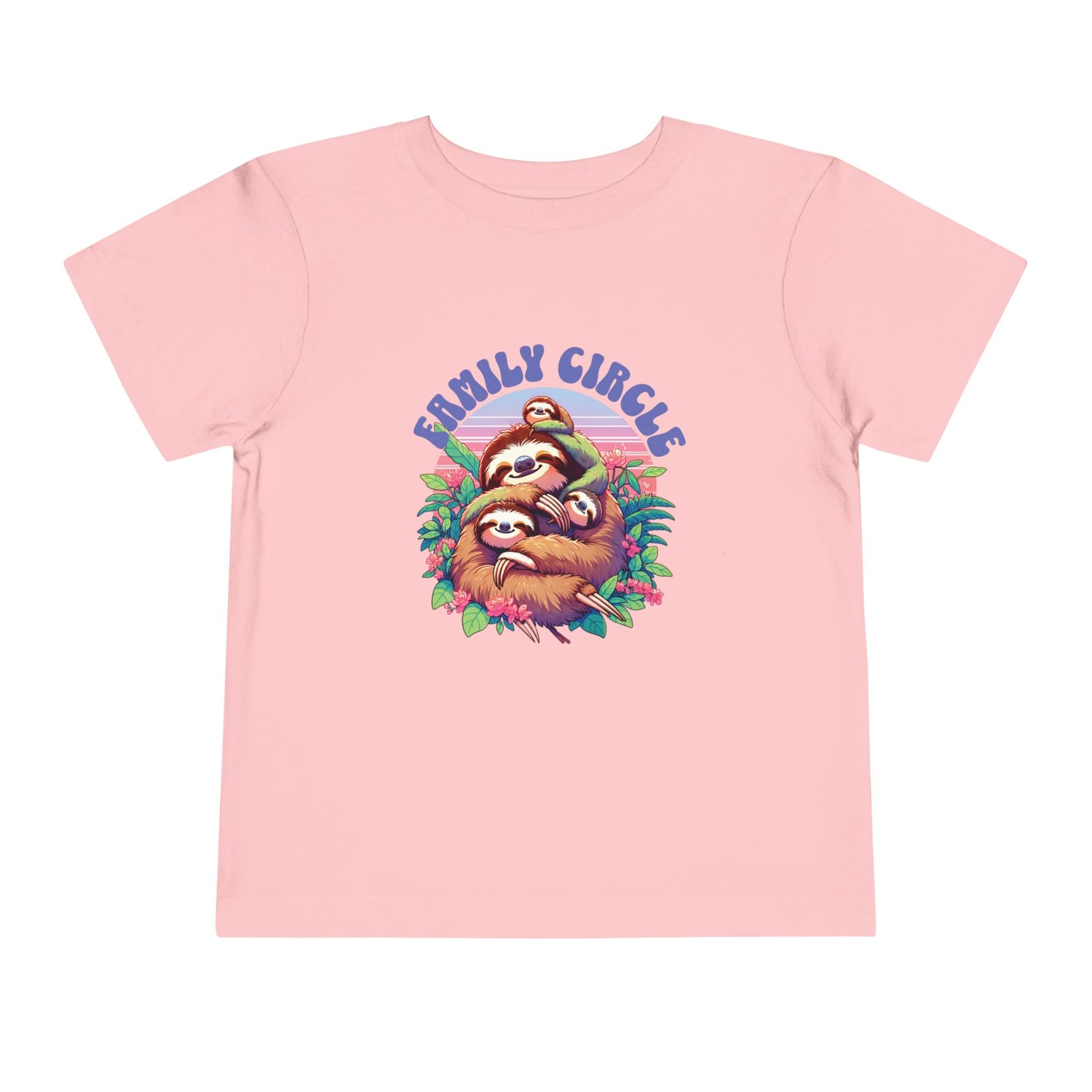 Family Circle Sloth Toddler T-Shirt