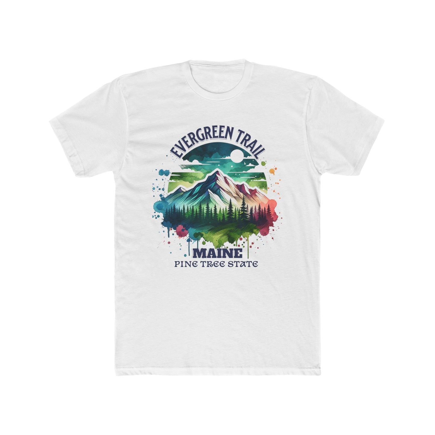 Evergreen Trail Maine Pine Tree State T-Shirt