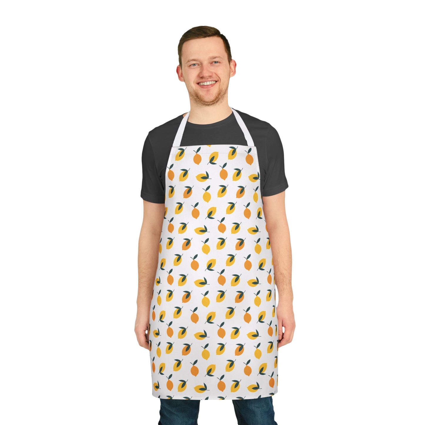Lemons Design Apron for Stylish Cooking and Baking