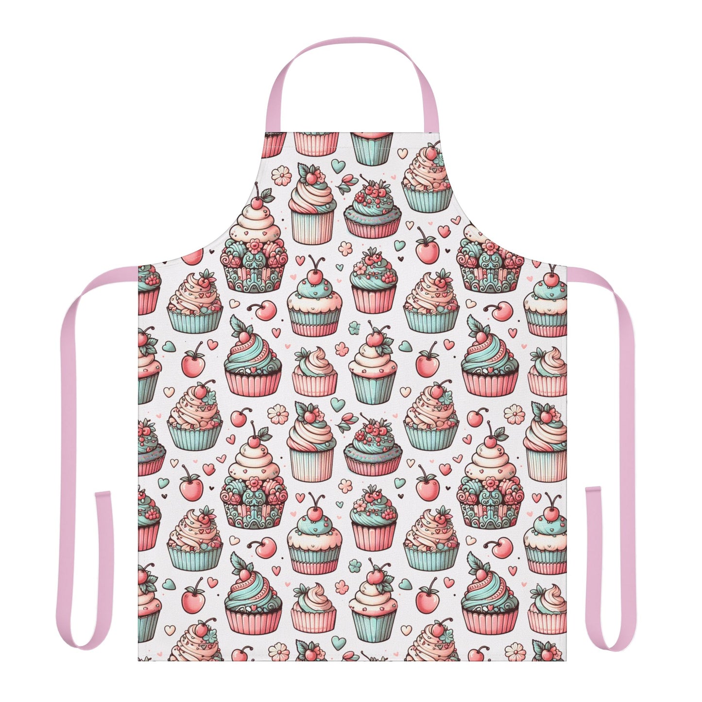Cupcakes Design Apron for Baking Enthusiasts and Cooking Lovers