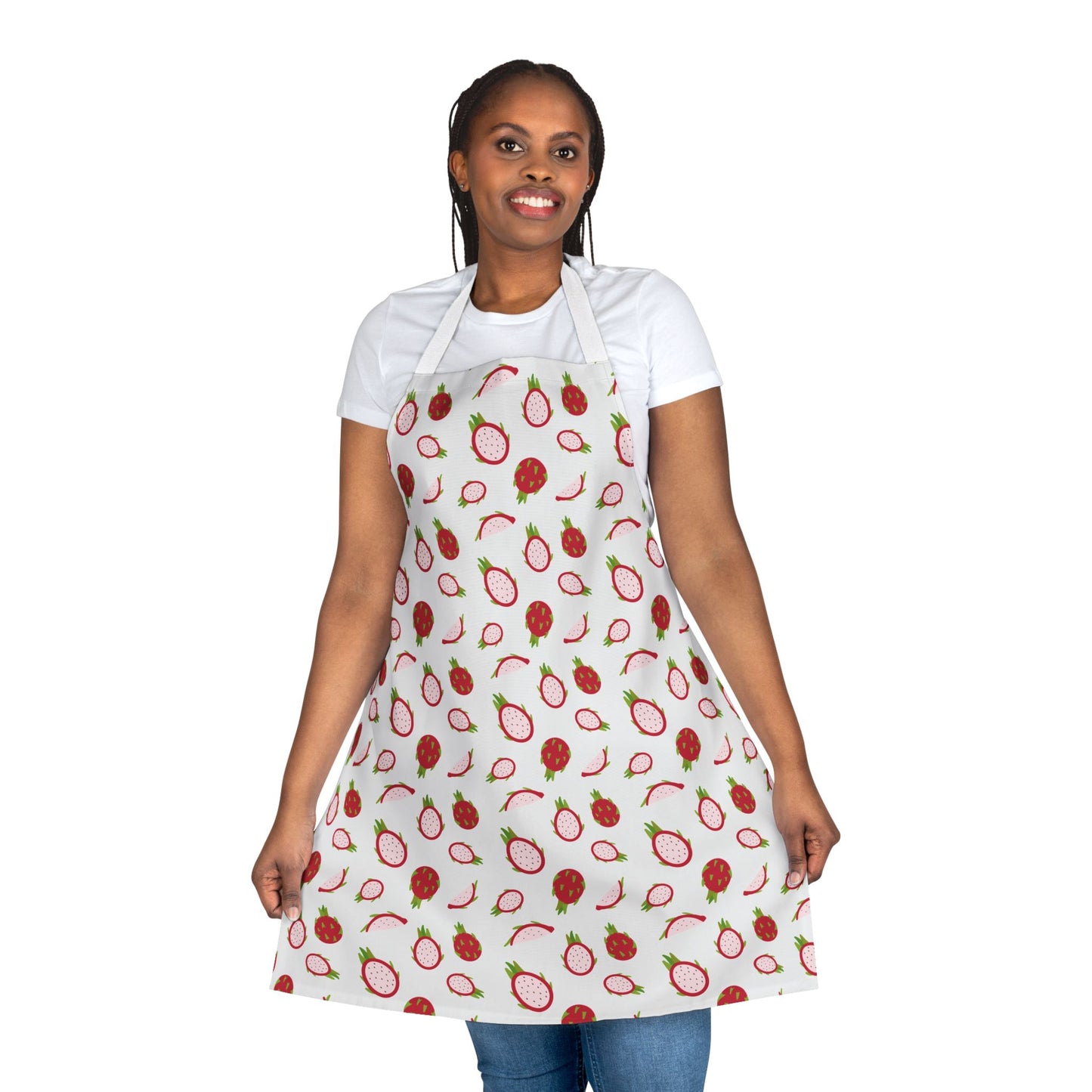 Dragonfruit Apron Vibrant Kitchen Accessory for Creative Chefs and Bakers