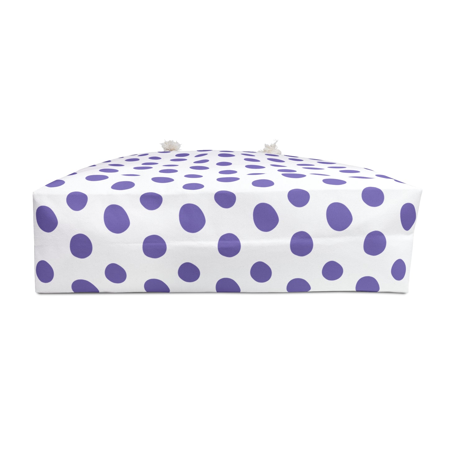Weekender Bag - Light Purple Polka (large) Dots Travel Tote: Features playful light purple polka dots on a spacious, durable design, ideal for stylish, joyful travel, embodying FireBrook Essentials' vibrant, uplifting ethos.