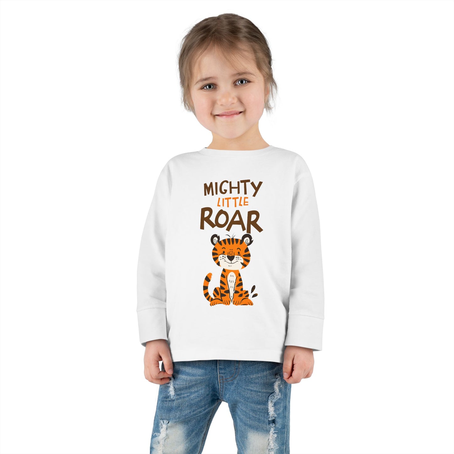 Mighty Little Roar Long Sleeve Toddler T-Shirt
