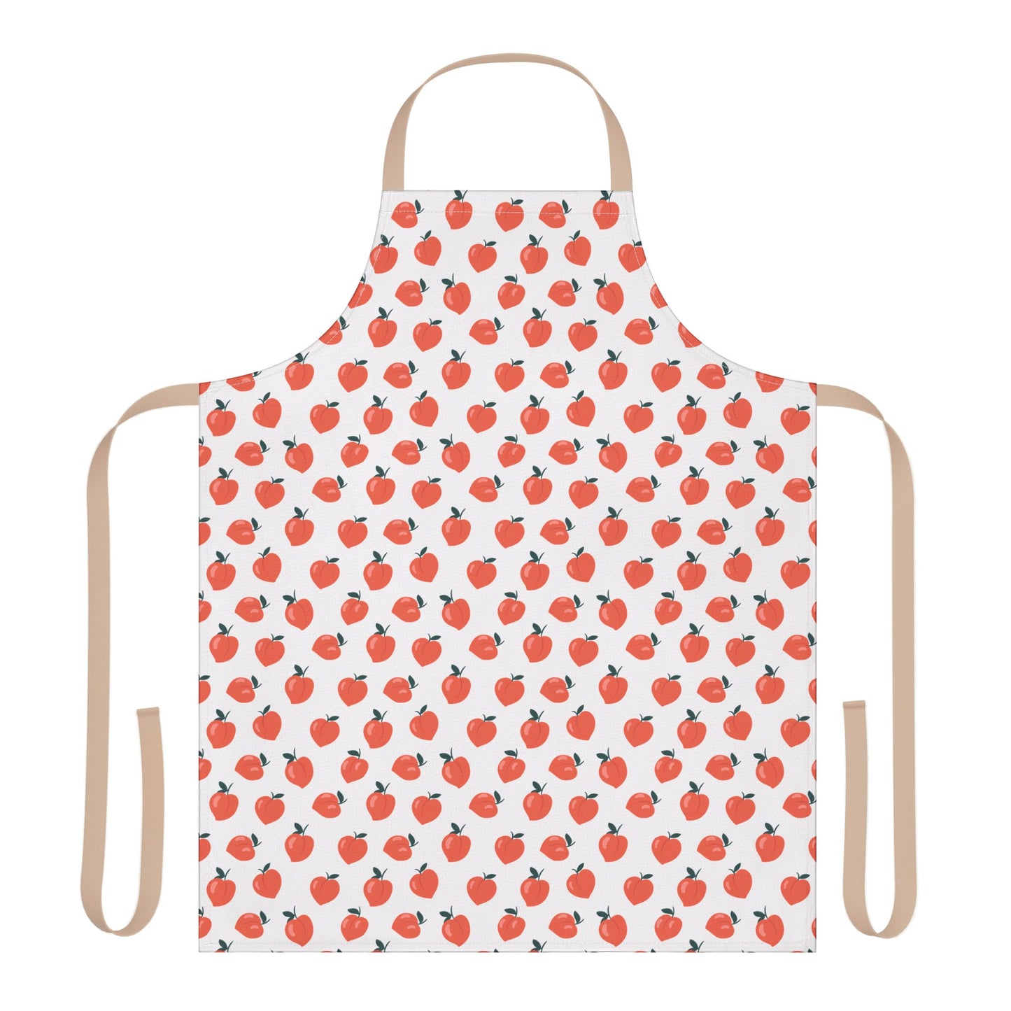 Peaches Apron for Creative Chefs and Passionate Bakers in Vibrant Colors and Fun Design