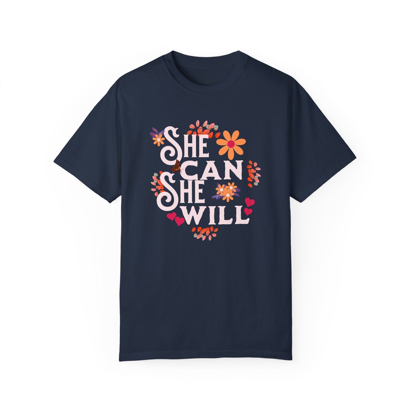 T-shirt « She Can She Will » pour la Journée internationale des femmes