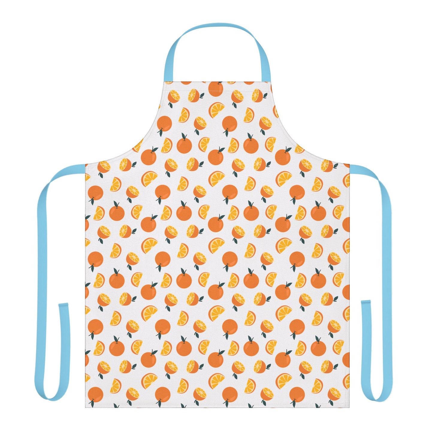 Oranges Apron with 5 Color Straps for Cooking Baking and Crafting