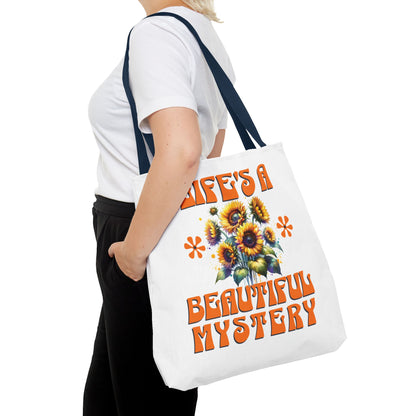 Life's A Beautiful Mystery Tote Bag