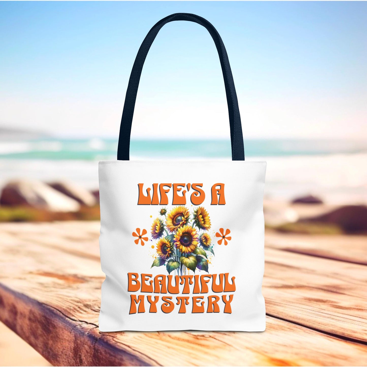 Life's A Beautiful Mystery Tote Bag