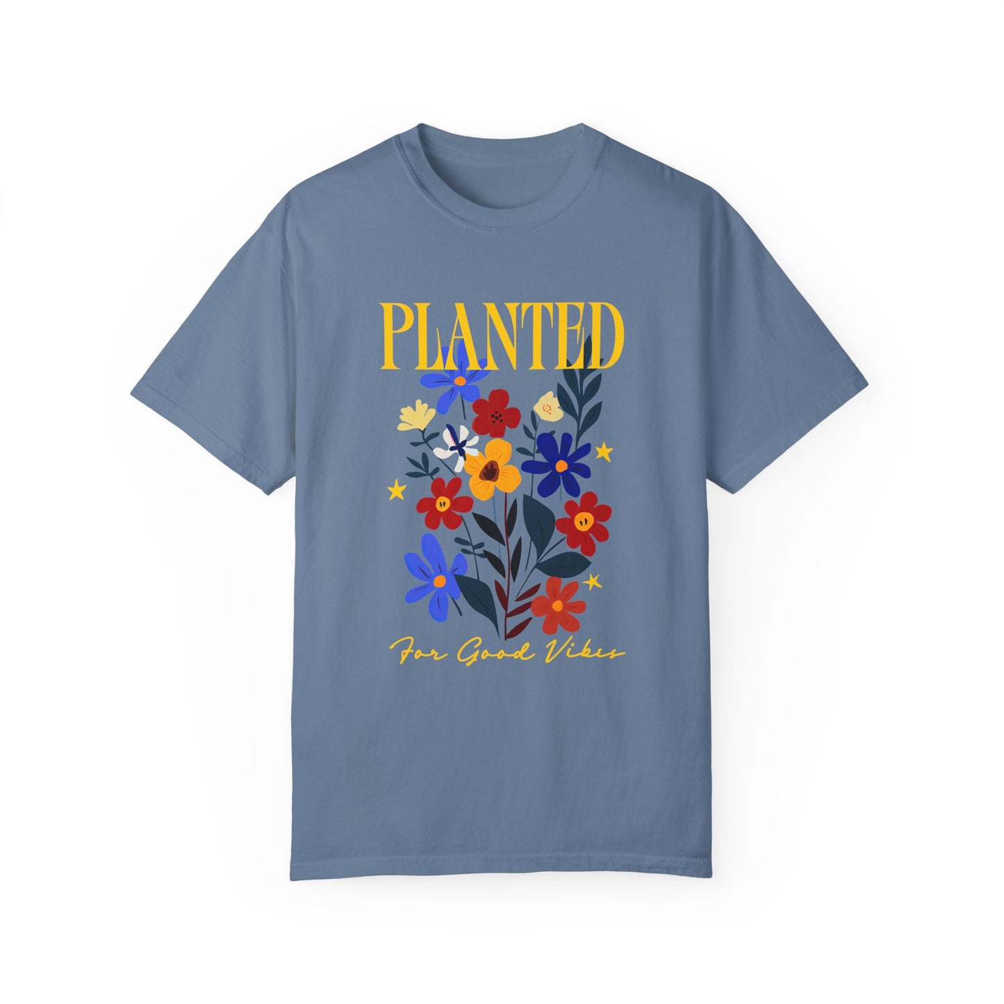 T-shirt « Planté pour de bonnes vibrations »