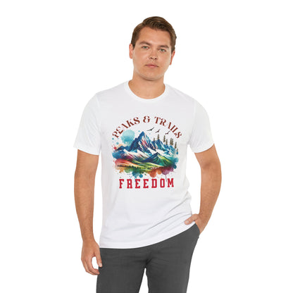 Peaks and Trails Equal Freedom T-Shirt