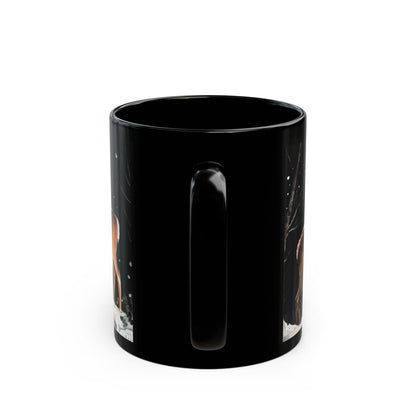 Deer at Snowy Night Mug (11oz, 15oz)