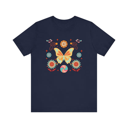 Butterfly and Flowers Tee