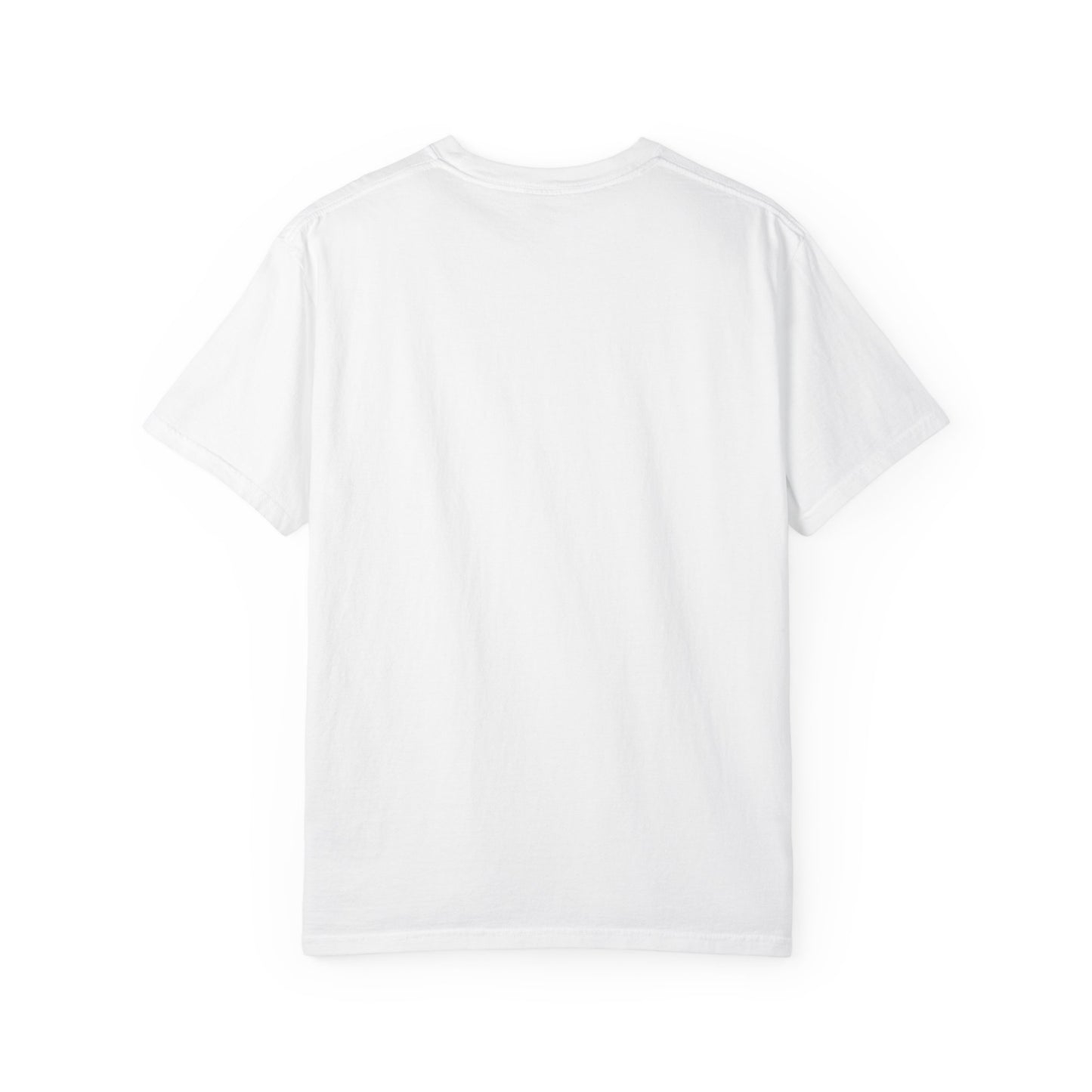 Sunset Energy Abstract T-Shirt showcasing bold concentric rings and silhouetted birds, capturing dynamic warmth and motion. Ideal for adding a vibrant, unique touch to casual or outdoor summer wear.