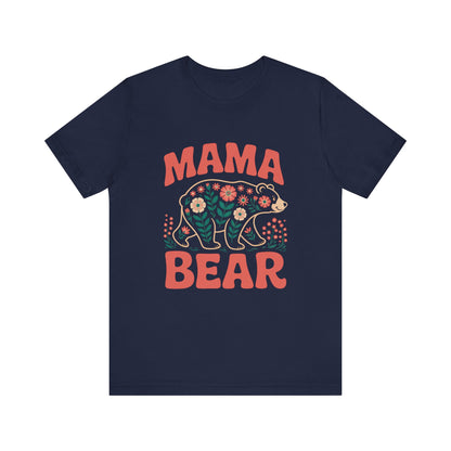 Nana Bear Mother's Day Bella+Canvas Unisex T-Shirt, featuring a cozy, breathable design perfect for family celebrations. Crafted from 100% lightweight cotton, ideal for those who cherish comfort and warmth.