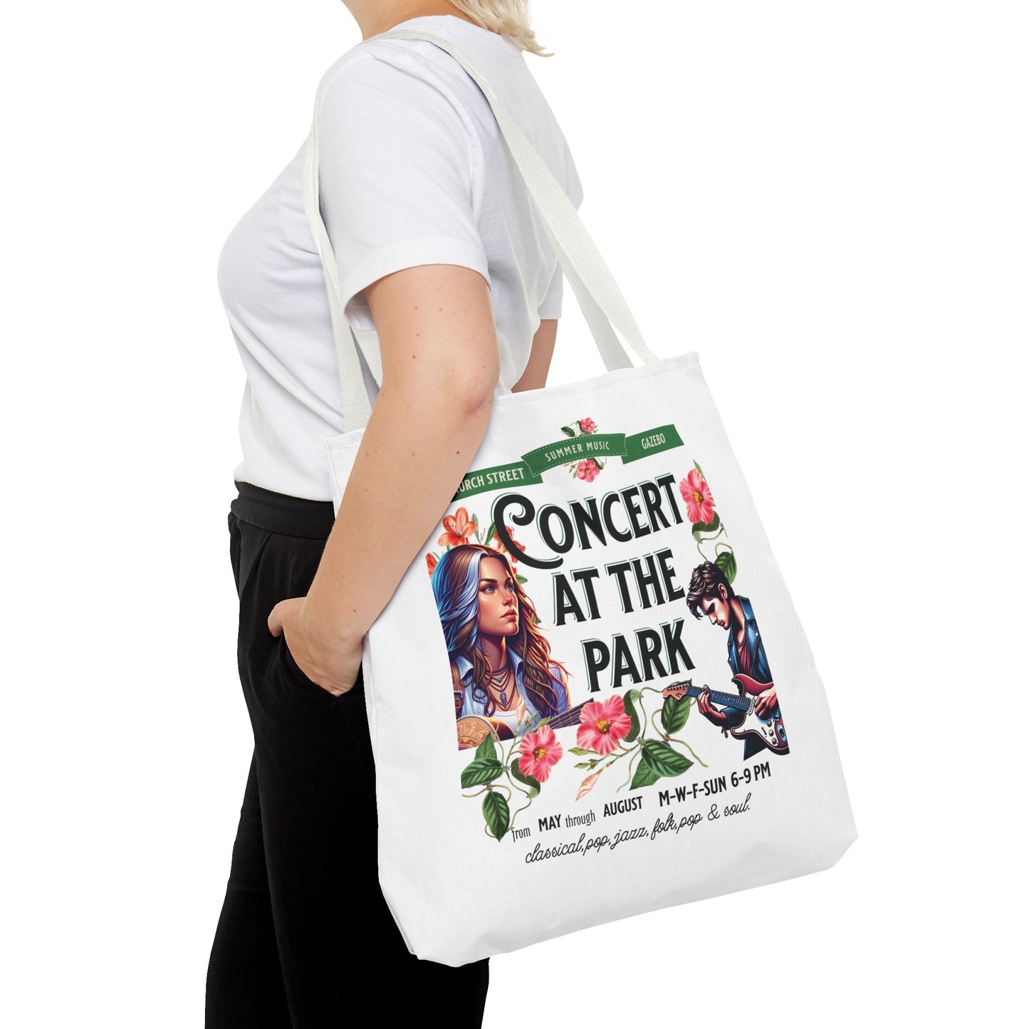 Concert At the Park Tote Bag