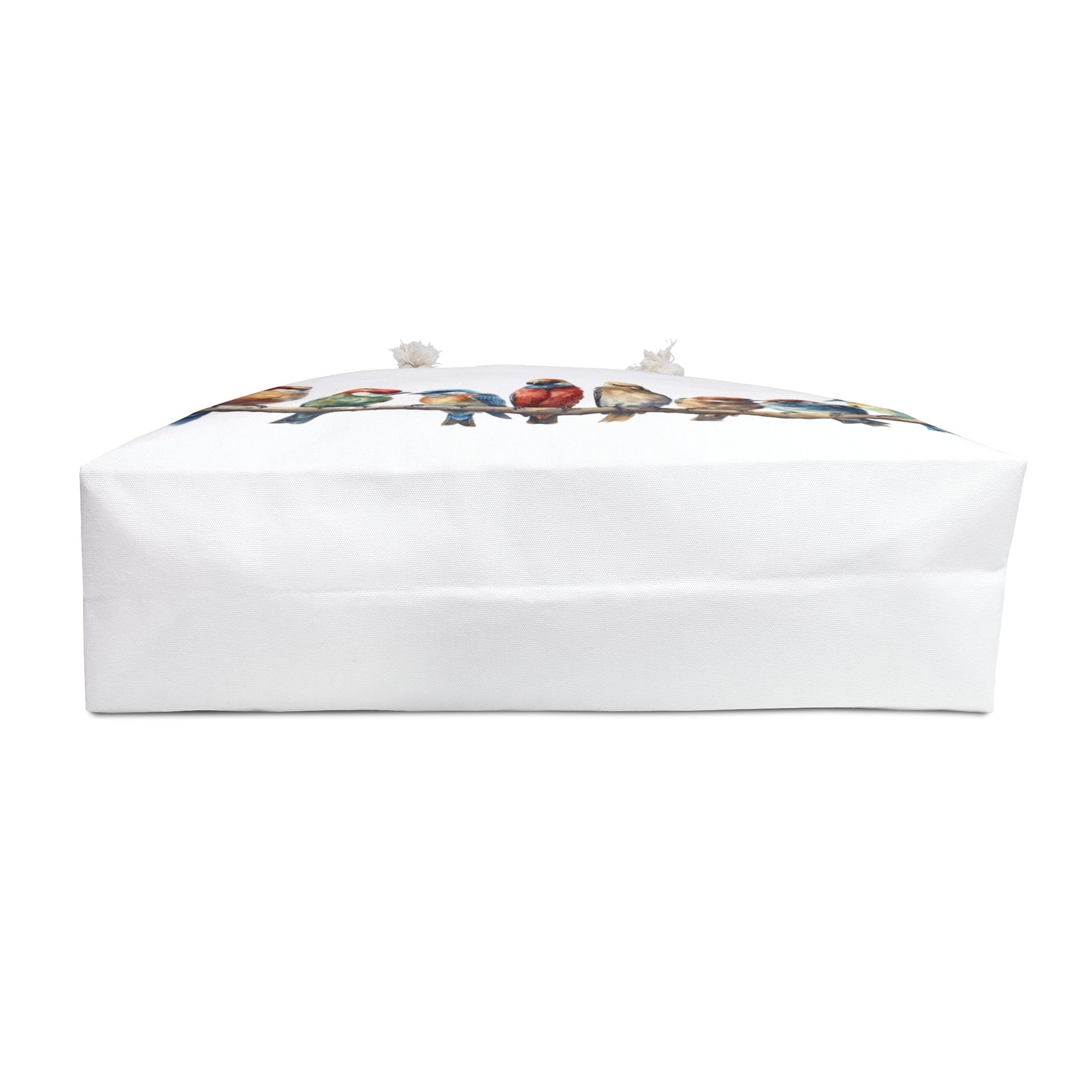 Weekender Tote Bag - Birds on a Branch Travel Tote, showcasing a charming bird design on a branch, ideal for nature lovers and travelers. Perfect for weekend getaways with its spacious, durable construction.
