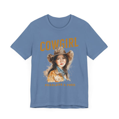 T-shirt Cowgirl - Sans peur et libre