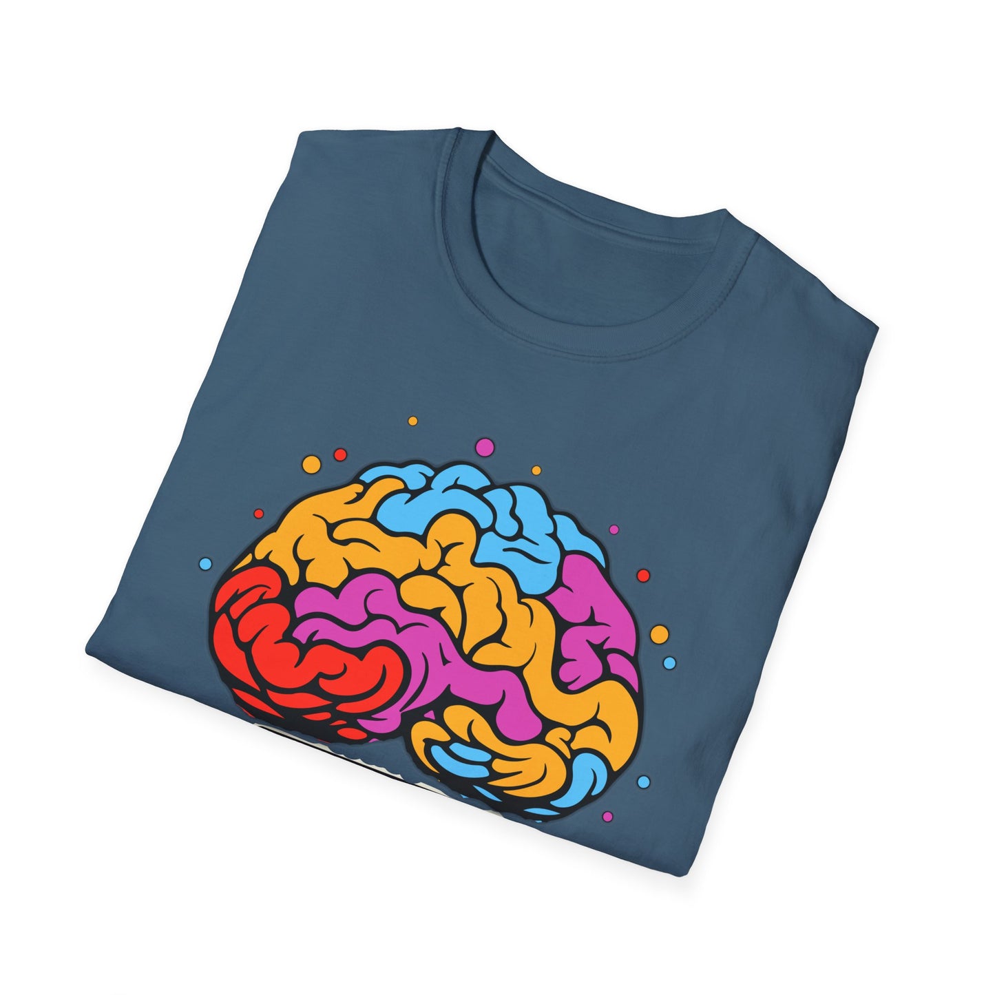 Funny Brain Processing Unisex Softstyle T-Shirt