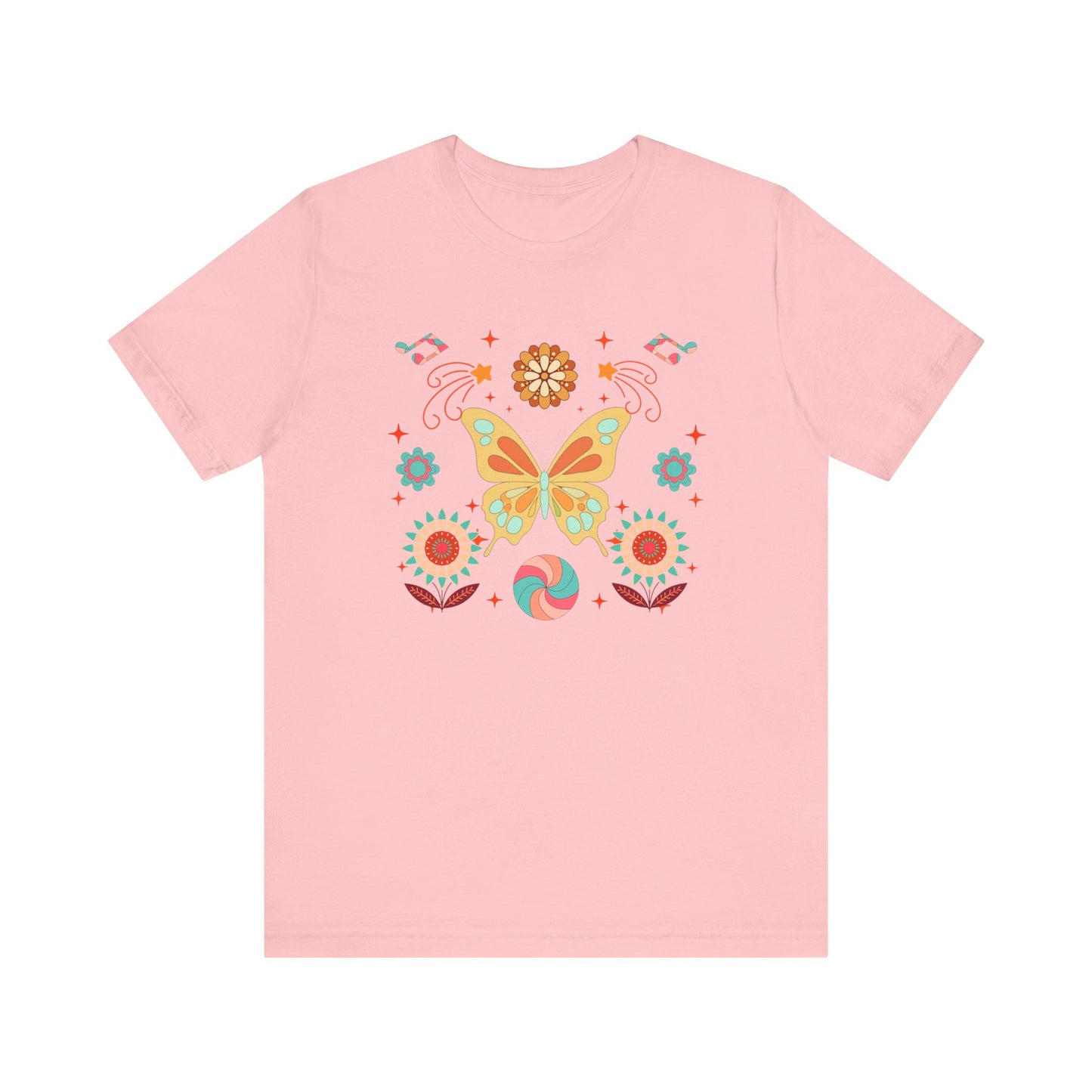 Butterfly and Flowers Tee