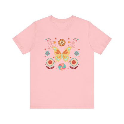 Butterfly and Flowers Tee