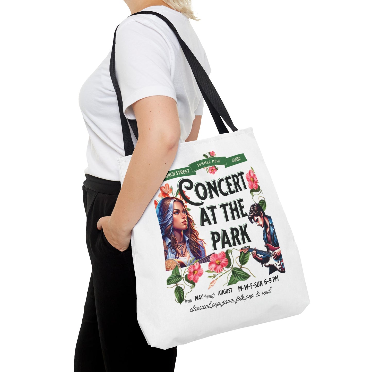 Concert At the Park Tote Bag