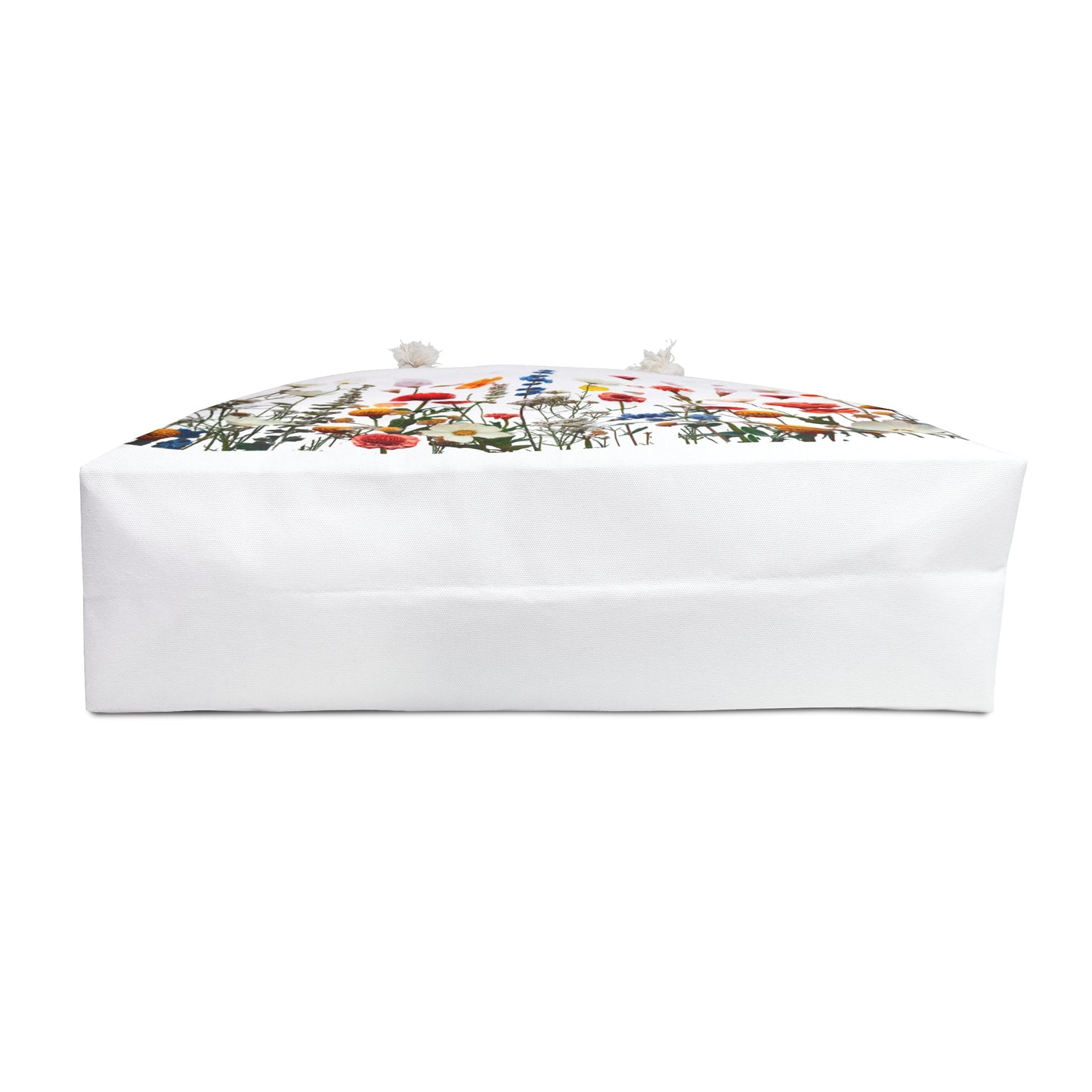 Weekender Bag - Wildflowers Floral Print Travel Tote featuring a vibrant wildflower design with rope handles, ideal for nature lovers seeking style and functionality for weekend getaways and summer adventures.