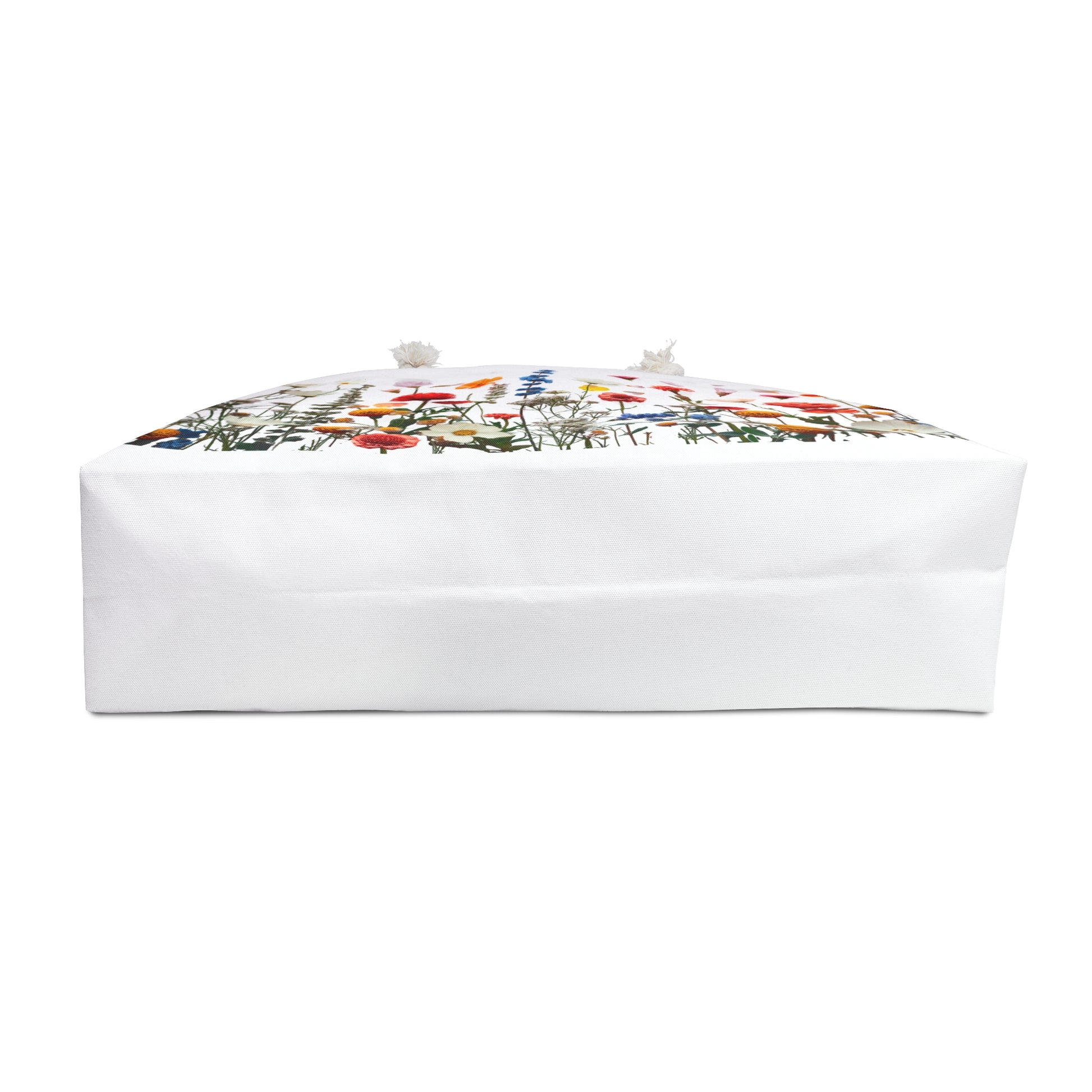 Weekender Bag - Wildflowers Floral Print Travel Tote featuring a vibrant wildflower design with rope handles, ideal for nature lovers seeking style and functionality for weekend getaways and summer adventures.