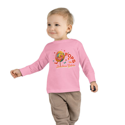 Lollipop Design Toddler Long Sleeve Tee