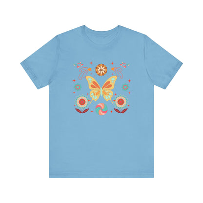 Butterfly and Flowers Tee